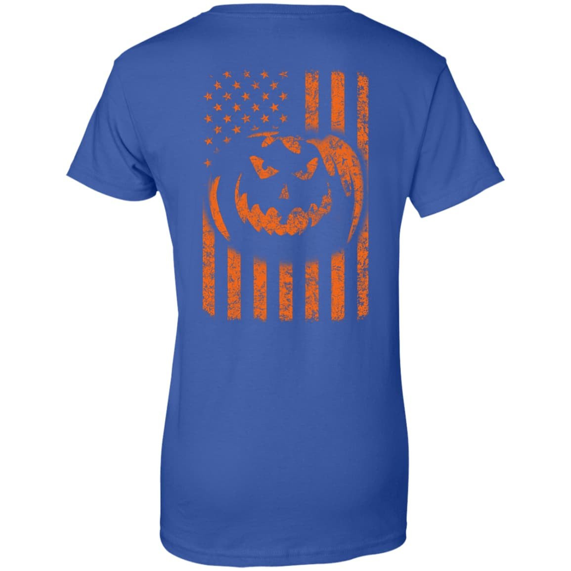 Halloween American Flag-T-Shirt & Hoodie-Women's T-Shirt-Royal