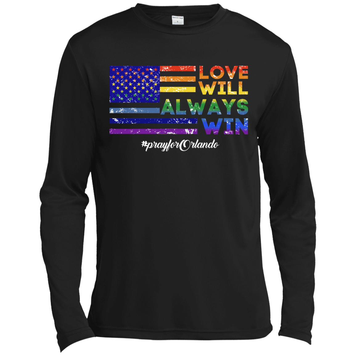 Love Will Alway Win-T-Shirt & Hoodie-Long Sleeve T-Shirt-Black