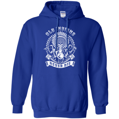 Old Indians Never Die For Biker-T-Shirt & Hoodie-Pullover Hoodie-Royal