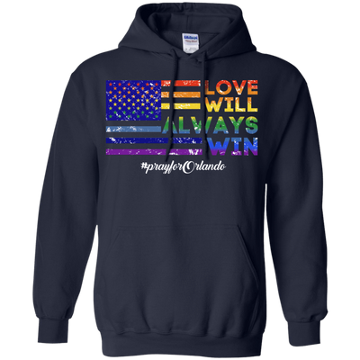 Love Will Alway Win-T-Shirt & Hoodie-Pullover Hoodie-Navy