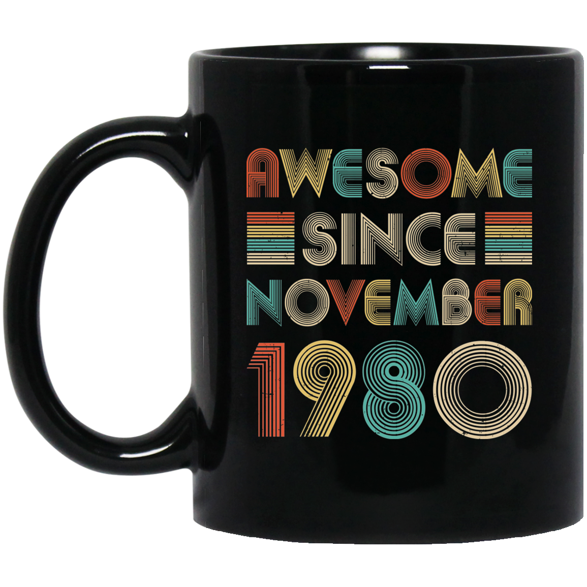 Awesome Since November 1980 Vintage 42th Birthday Gifts Mug