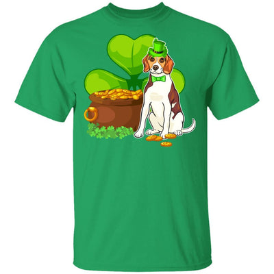 Beagle St Patrick's Day Irish Dog Lover Funny Gifts-T-Shirt & Hoodie-Classic T-Shirt-Irish Green