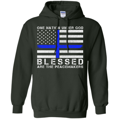 One Nation Under God-T-Shirt & Hoodie-Pullover Hoodie-Forest Green