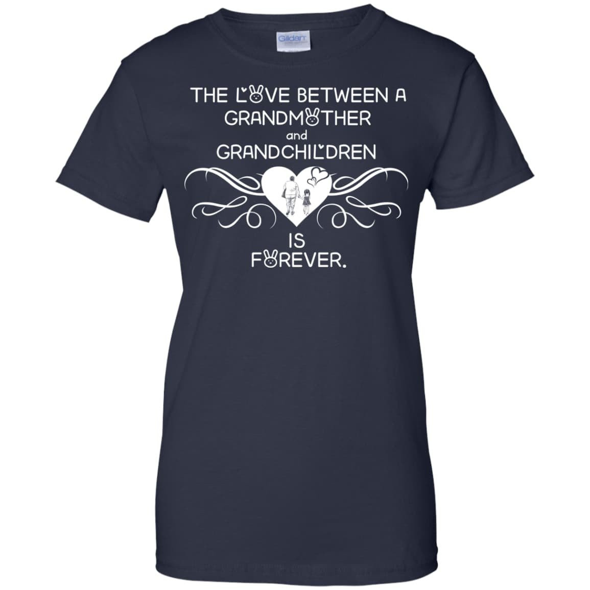 GRANDMOTHER AND GRANDCHILDREN IS FOREVER-T-Shirt & Hoodie-Women's T-Shirt-Navy