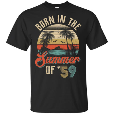 Classic Vintage 1959 62th Birthday Gift Summer Of 59-T-Shirt & Hoodie-Classic T-Shirt-Black