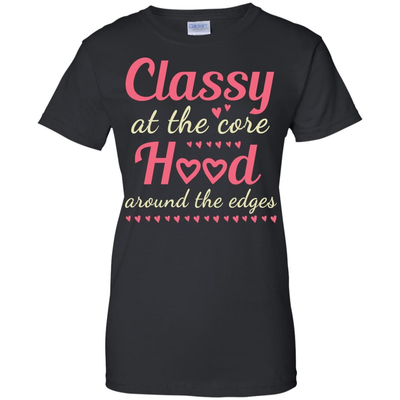 Classy At The Hood-T-Shirt & Hoodie-Women's T-Shirt-Black