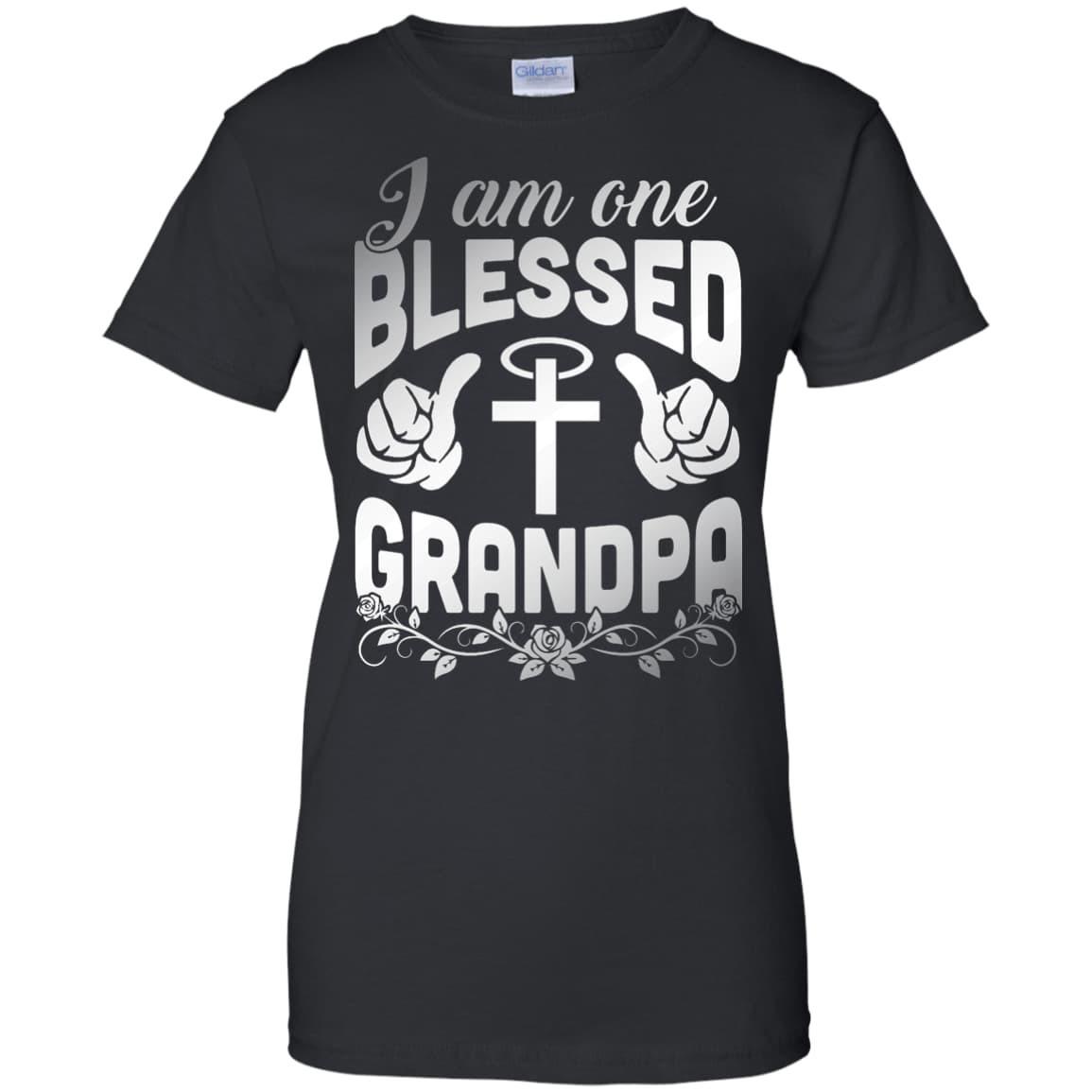 I Am One Blessed Grandpa-T-Shirt & Hoodie-Women's T-Shirt-Black