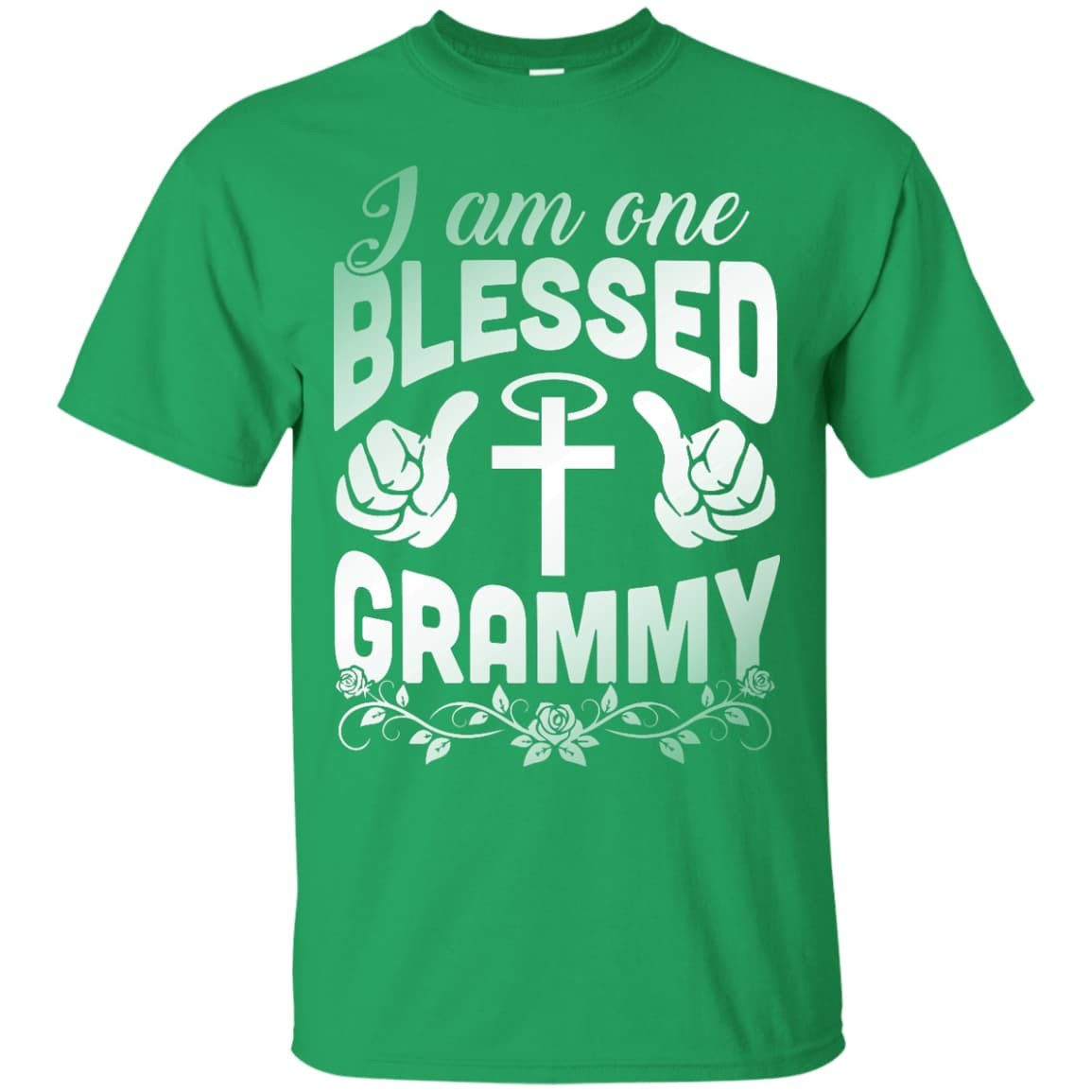 I Am One Blessed Grammy-T-Shirt & Hoodie-Classic T-Shirt-Irish Green