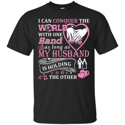 I Can Conquer The World With One Hand-T-Shirt & Hoodie-Classic T-Shirt-Black