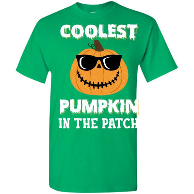 Coolest Pumpkin In The Patch Halloween Costume Gift Youth-Youth Shirt-Youth T-Shirt-Irish Green