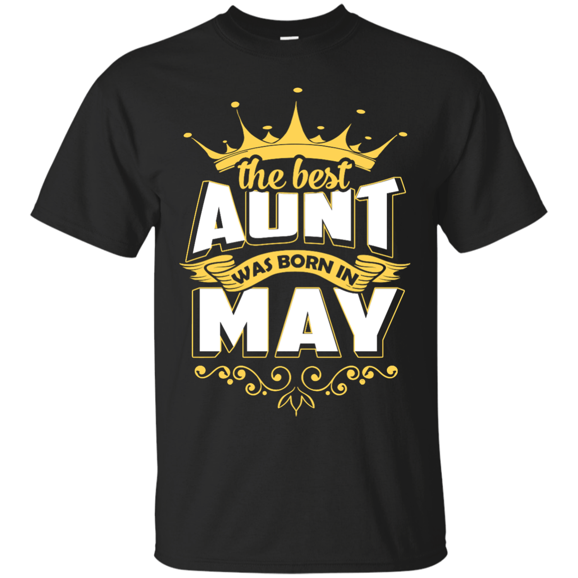 The Best Aunt Was Born In May-T-Shirt & Hoodie-Classic T-Shirt-Black