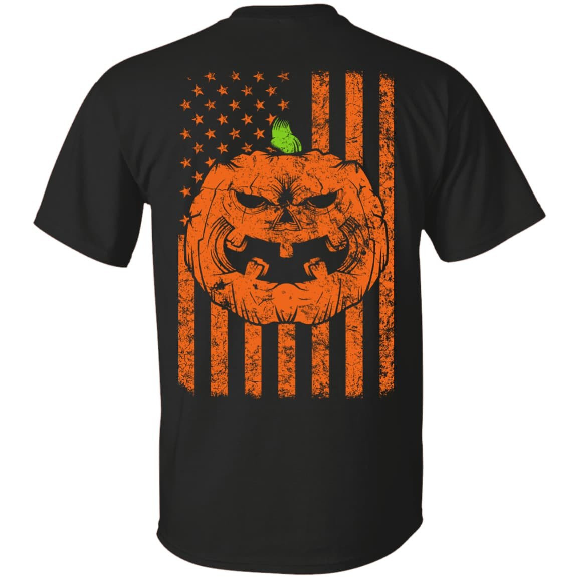 Halloween American Flag-T-Shirt & Hoodie-Classic T-Shirt-Black