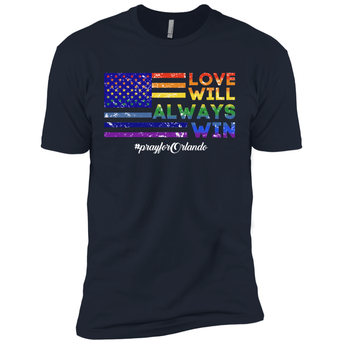 Love Will Alway Win-T-Shirt & Hoodie-Premium T-Shirt-Midnight Navy