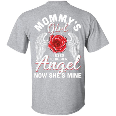 Mommy's Girl I Used To Be Her Angel Now She Is Mine Memorial-T-Shirt & Hoodie-Classic T-Shirt-Sport Grey