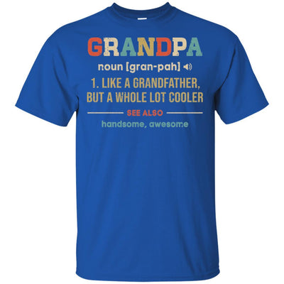 Vintage Grandpa Gifts Grandpa Definition Fathers Day-T-Shirt & Hoodie-Classic T-Shirt-Royal