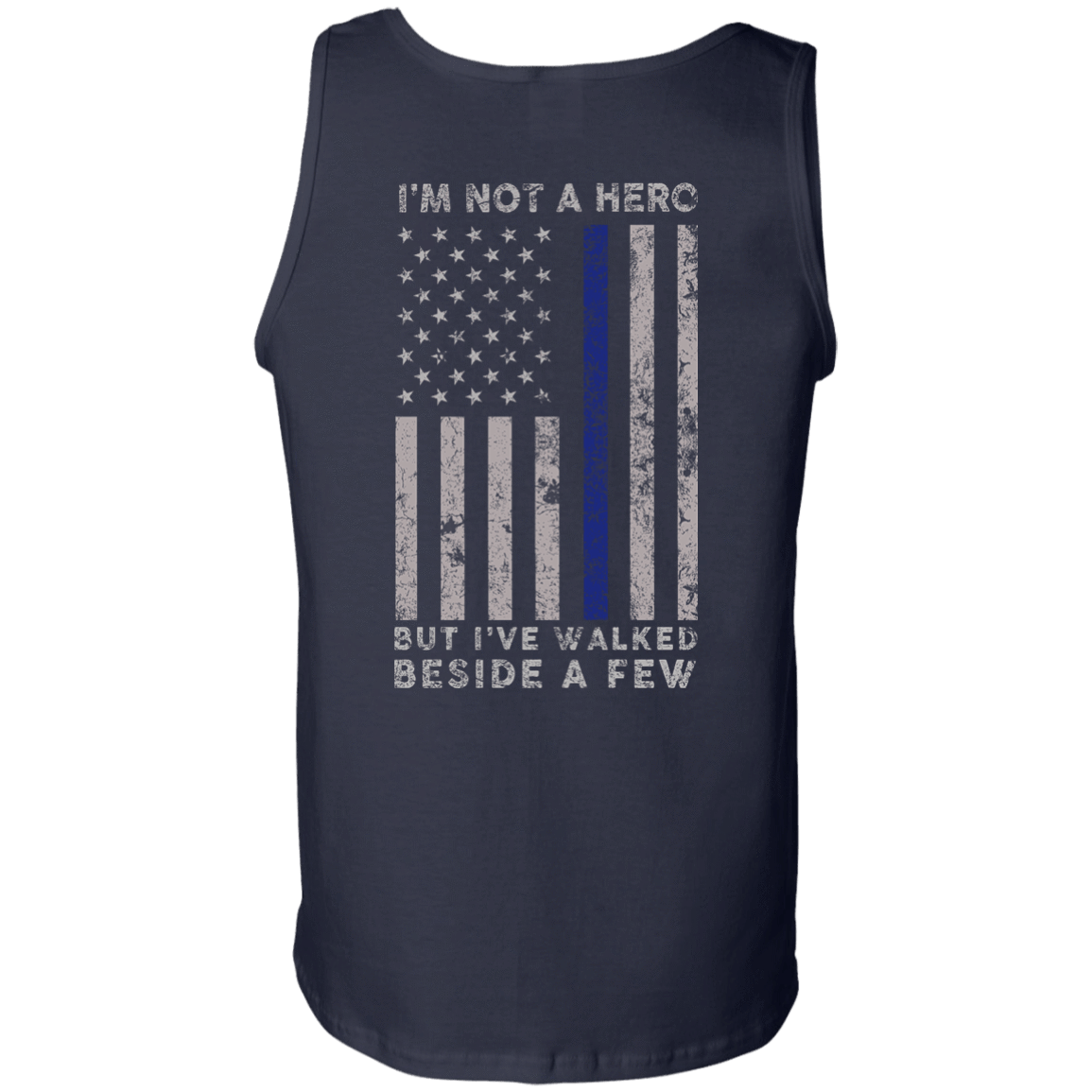 I'm Not A Hero-T-Shirt & Hoodie-Unisex Tank-Navy