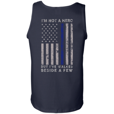 I'm Not A Hero-T-Shirt & Hoodie-Unisex Tank-Navy