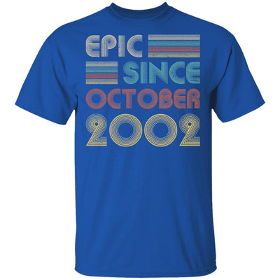 Epic Since October 2002 Vintage 19th Birthday Gifts-T-Shirt & Hoodie-Classic T-Shirt-Royal