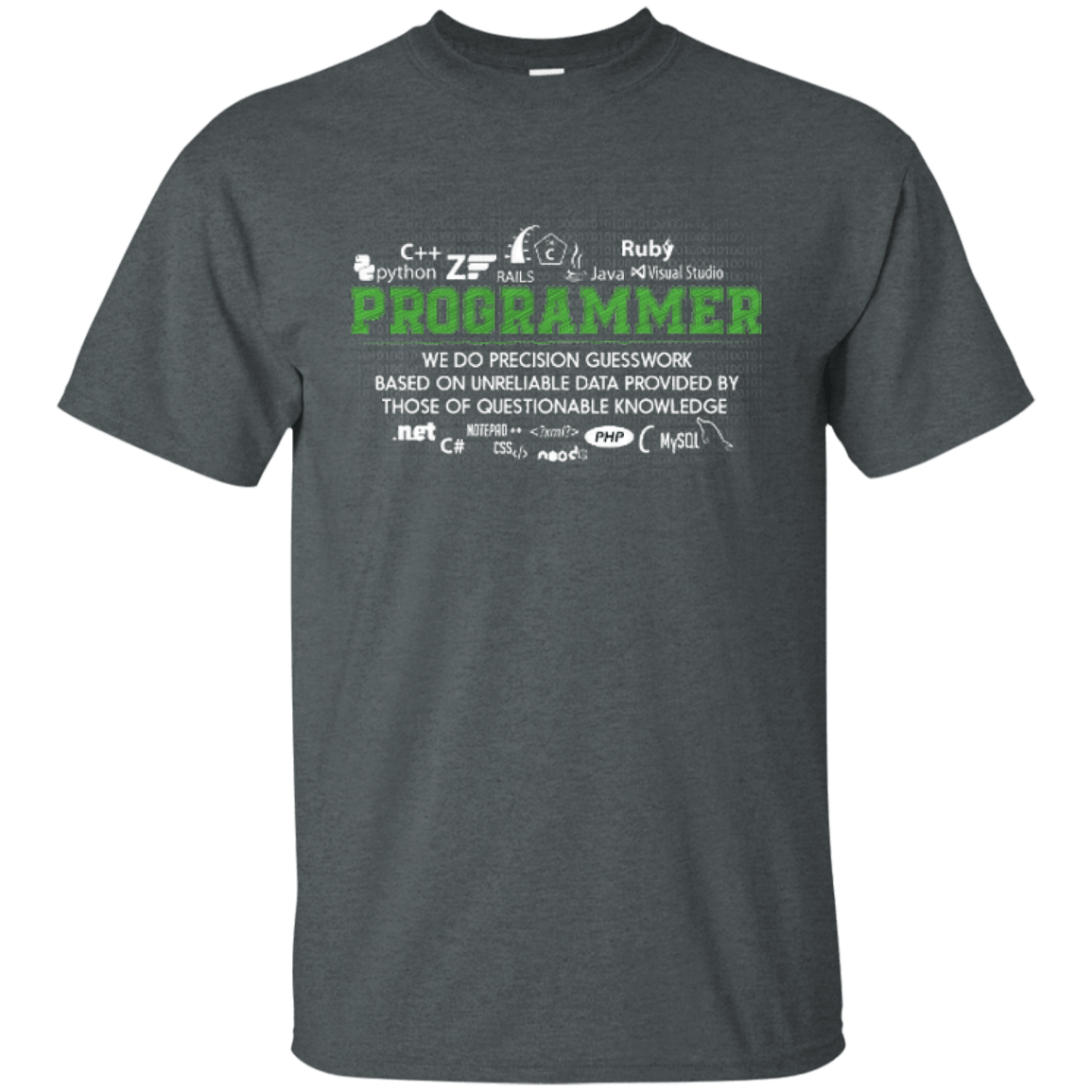 I'm A Programmer-T-Shirt & Hoodie-Classic T-Shirt-Dark Heather