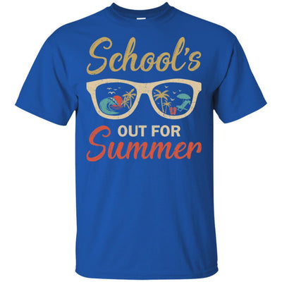 Retro Vintage School's Out For Summer Back To School-T-Shirt & Hoodie-Classic T-Shirt-Royal