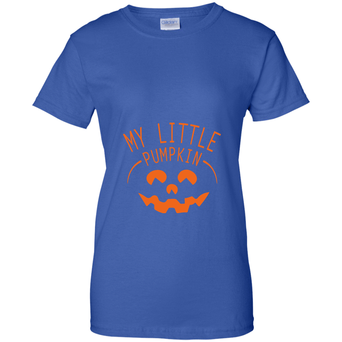My Little Pumpkin Halloween Maternity Pregnancy Announcement-T-Shirt & Hoodie-Women's T-Shirt-Royal