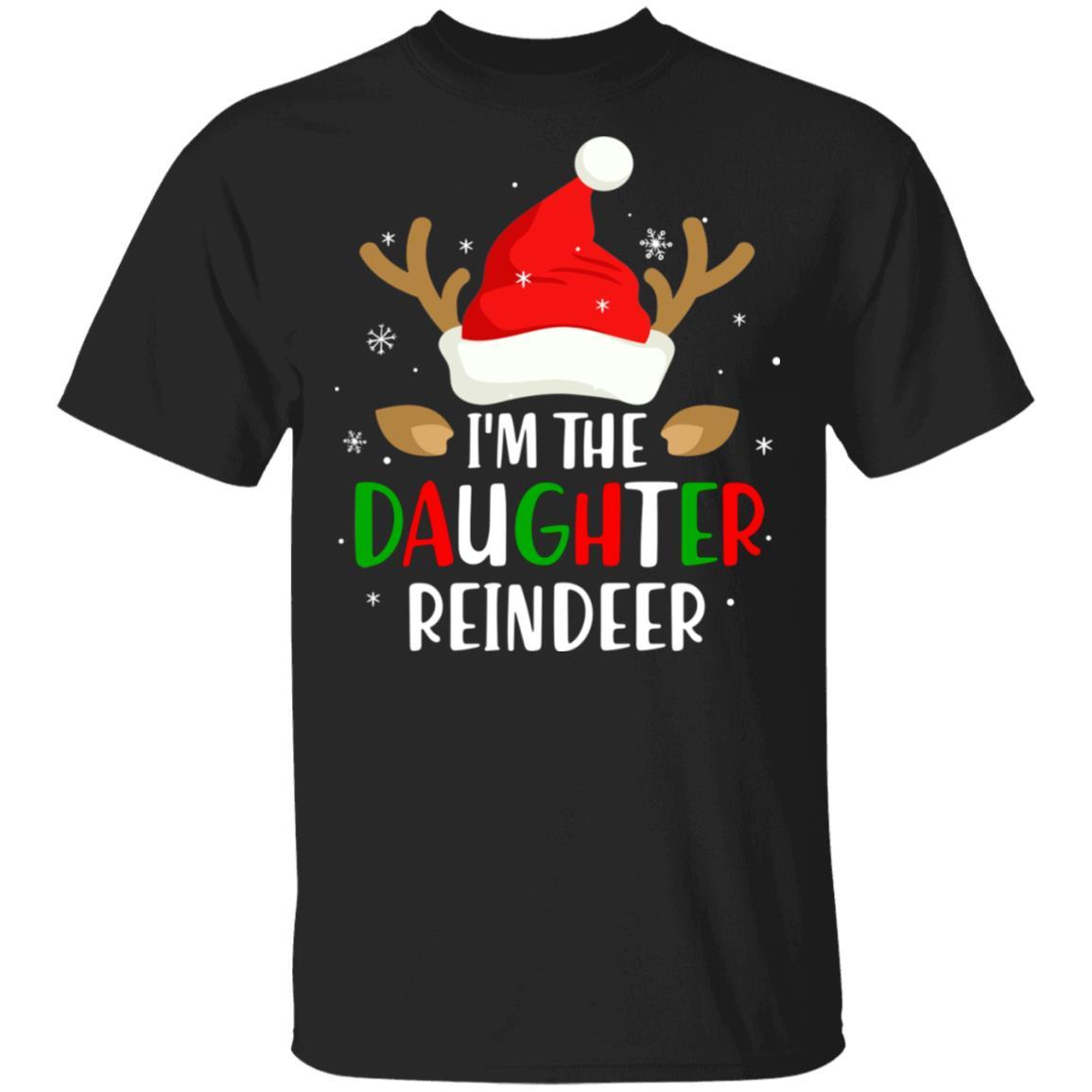 I'm The Daughter Reindeer Matching Family Christmas