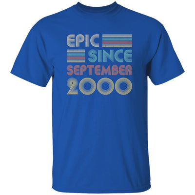 Epic Since September 2000 Vintage 21th Birthday Gifts-T-Shirt & Hoodie-Classic T-Shirt-Royal