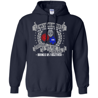 We Stand United Our Uniforms Brings Us Together-T-Shirt & Hoodie-Pullover Hoodie-Navy