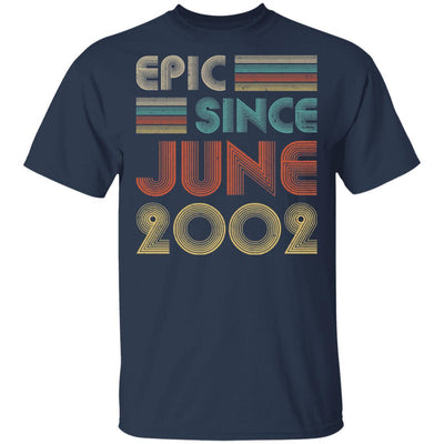 Epic Since June 2002 Vintage 19th Birthday Gifts-T-Shirt & Hoodie-Classic T-Shirt-Navy