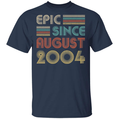 Epic Since August 2004 Vintage 17th Birthday Gifts-T-Shirt & Hoodie-Classic T-Shirt-Navy