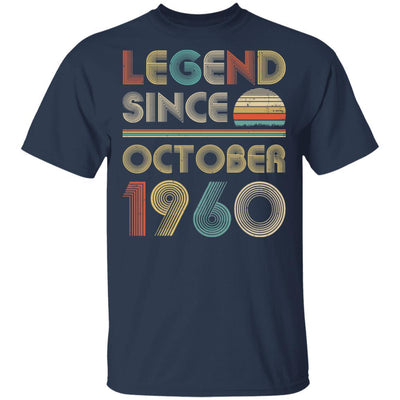 Legend Since October 1960 Vintage 61th Birthday Gifts-T-Shirt & Hoodie-Classic T-Shirt-Navy