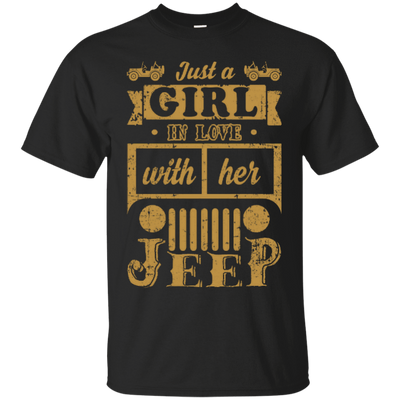 Just A Girl In Love With Her Jeep-T-Shirt & Hoodie-Classic T-Shirt-Black