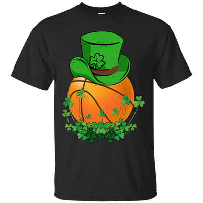 Shamrock Basketball Leprechaun St Patricks Day-T-Shirt & Hoodie-Classic T-Shirt-Black