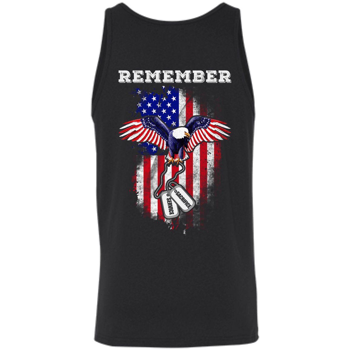 Remember Sacrifice Service-T-Shirt & Hoodie-Unisex Tank-Black