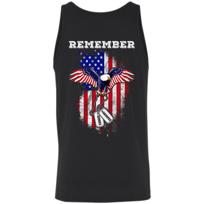 Remember Sacrifice Service-T-Shirt & Hoodie-Unisex Tank-Black
