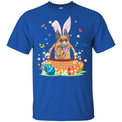 German Shepherd Bunny Hat Rabbit Easter Eggs-T-Shirt & Hoodie-Classic T-Shirt-Royal