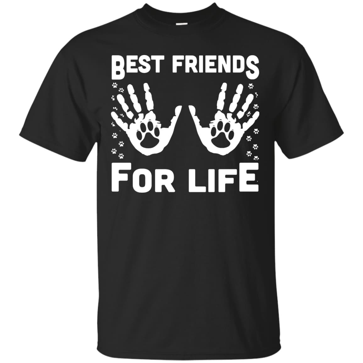 Funny Cat Best Friends For Life-T-Shirt & Hoodie-Classic T-Shirt-Black