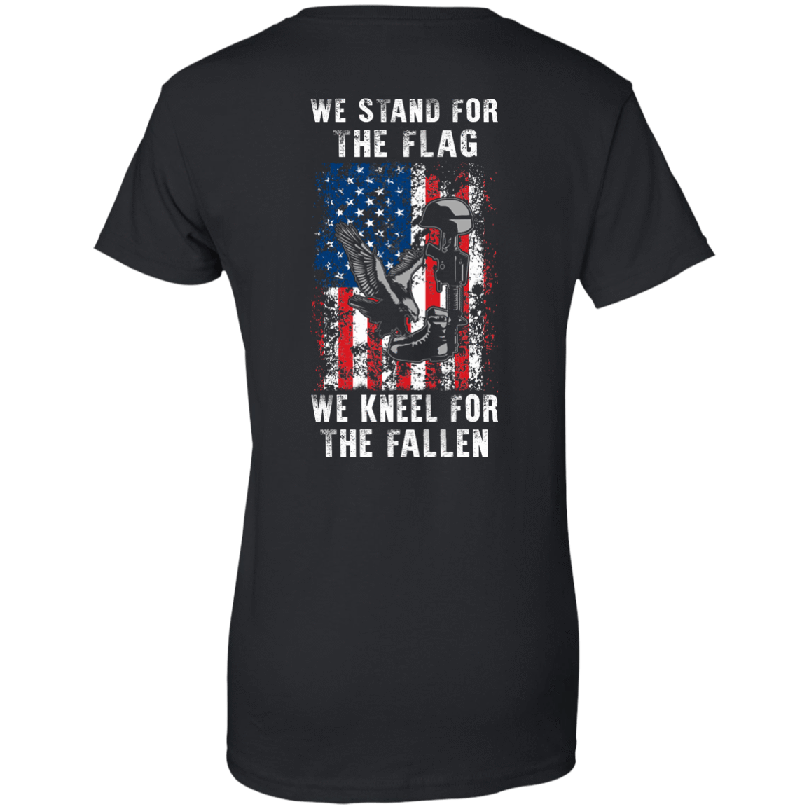 We Stand For The Flag-T-Shirt & Hoodie-Women's T-Shirt-Black