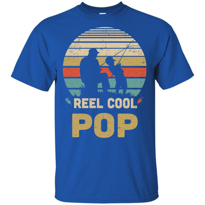 Vintage Father's Day Gift Reel Cool Pop Fishing-T-Shirt & Hoodie-Classic T-Shirt-Royal