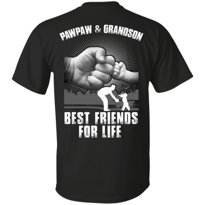 Pawpaw And Grandson Best Friends For Life-T-Shirt & Hoodie-Classic T-Shirt-Black