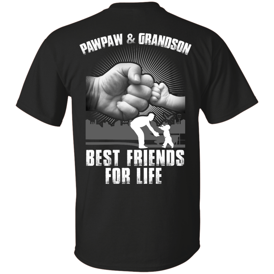 Pawpaw And Grandson Best Friends For Life-T-Shirt & Hoodie-Classic T-Shirt-Black