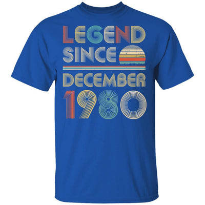 Legend Since December 1980 Vintage 41th Birthday Gifts-T-Shirt & Hoodie-Classic T-Shirt-Royal