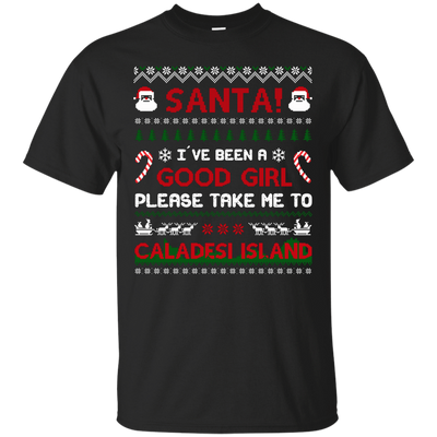 Santa I've Been A Good Girl Please Take Me To Caladesi Island-T-Shirt & Hoodie-Classic T-Shirt-Black