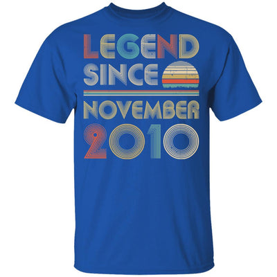 Legend Since November 2010 Vintage 11th Birthday Gifts Youth-Youth Shirt-Youth T-Shirt-Royal