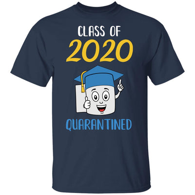 Class Of 2020 Graduating Class In Quarantine School Youth-Youth Shirt-Youth T-Shirt-Navy