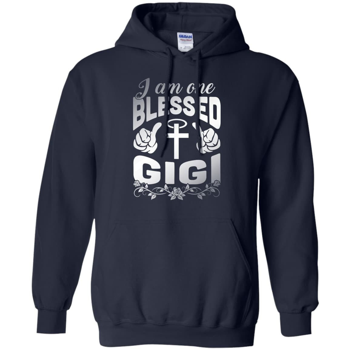 I Am One Blessed GiGi-T-Shirt & Hoodie-Pullover Hoodie-Navy