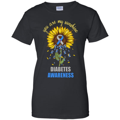 You Are My Sunshine Diabetes Awareness-T-Shirt & Hoodie-Women's T-Shirt-Black