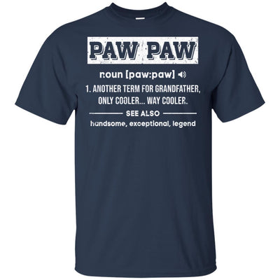PawPaw Gifts Grandpa Definition Fathers Day-T-Shirt & Hoodie-Classic T-Shirt-Navy