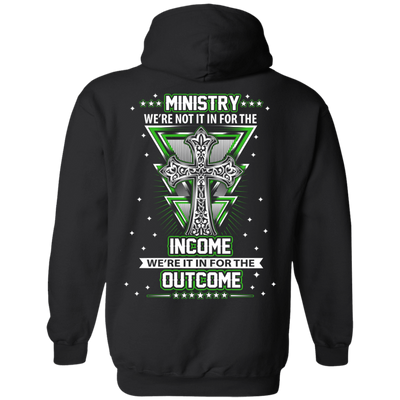 Ministy In It For The Outcome-T-Shirt & Hoodie-Pullover Hoodie-Black