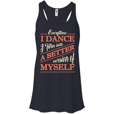 A Better Version Of Myself-T-Shirt & Hoodie-Women's Flowy Racerback Tank-Midnight